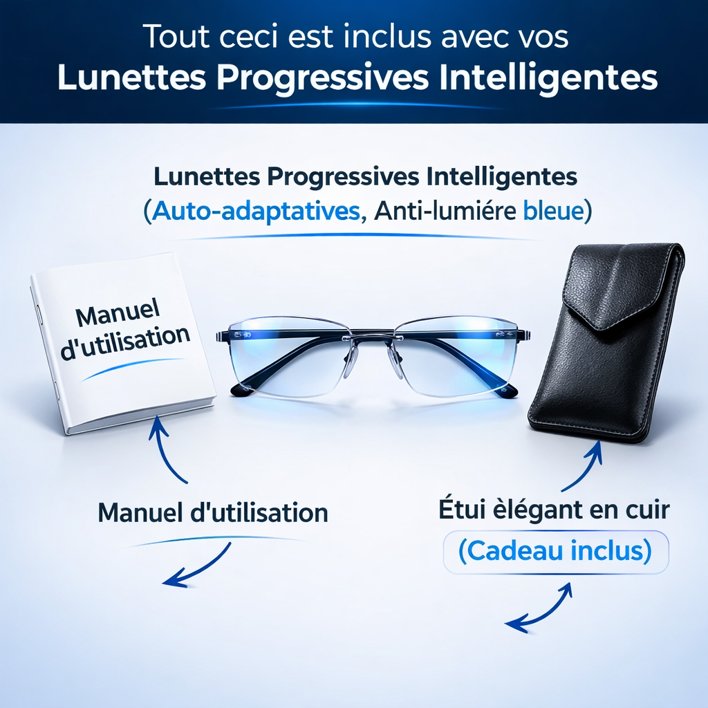 Clairena™ – Lunettes Progressives Intelligentes